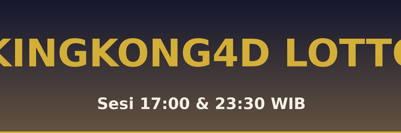Kingkong4D Lotto Lawe Sumur